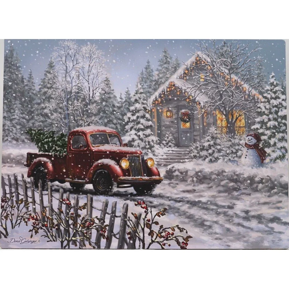 Set of 4 Hard Placemats w/Cork Back (12